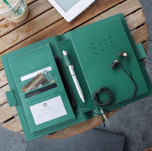 Leatherwork Journal - 絶妙な高級ビジネスノート PU レザー ジャーナル ハンドアカウントブック オフィス会議記録