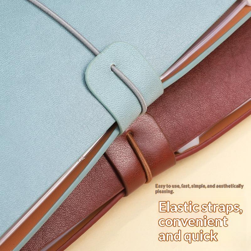 Leatherwork Journal - 新発売 ヴィンテージPUレザー製 リフィル可能なノート ソフトカバー ルーズリーフページ 旅行、仕事、学校、日々の記録に