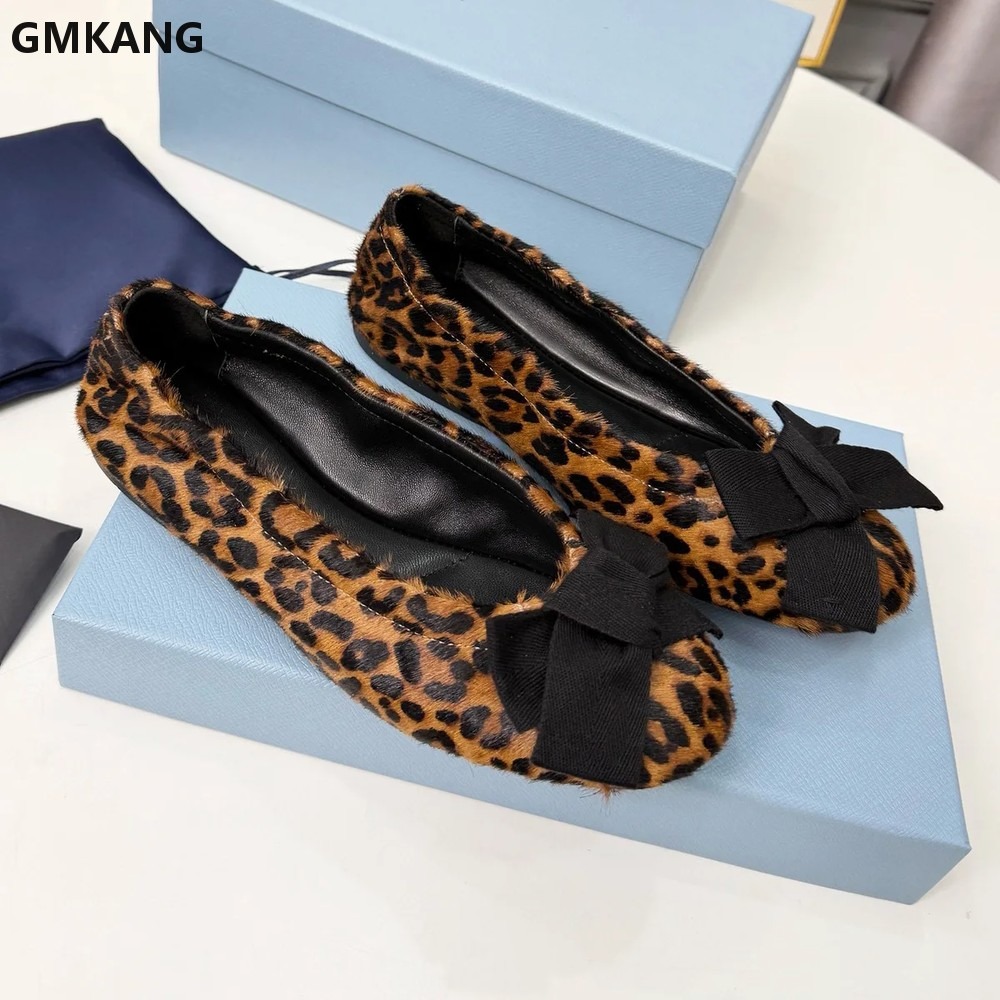 レディース バレエシューズ リボン付き プリーツ カジュアル - Leather Work Women Shoes のレビューと価格