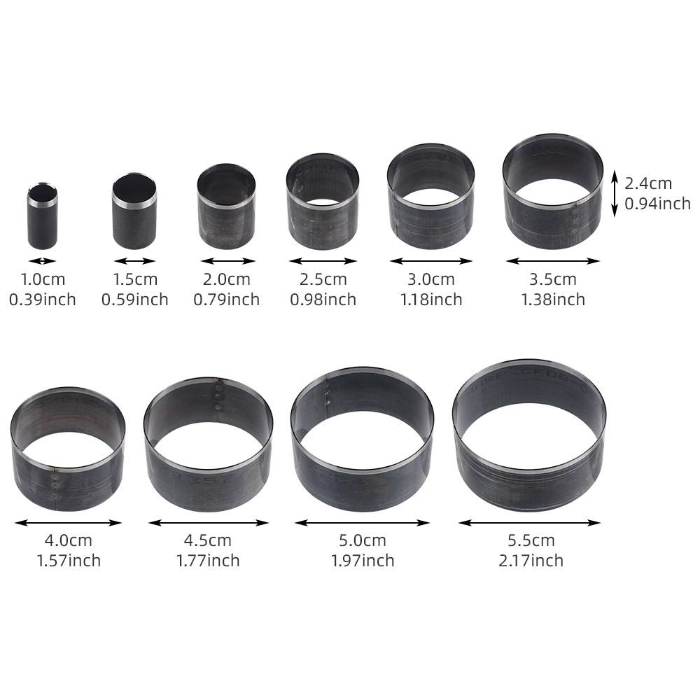 丸穴レザーパンチダイスセット 10-55mm 中空円形穴カッ - Leatherwork Hole Punch のレビューと価格