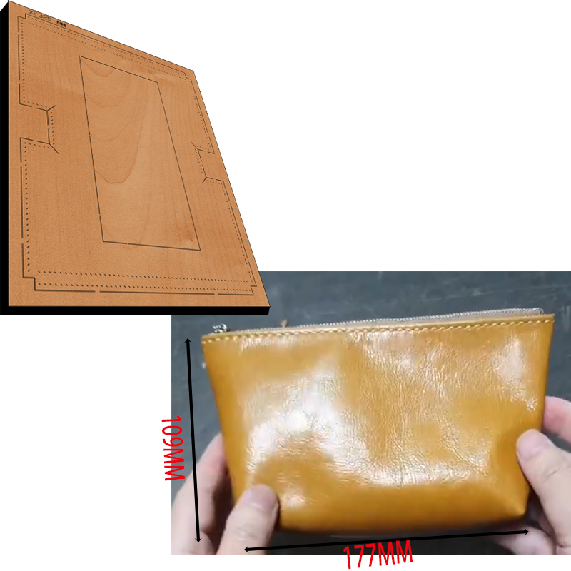 和風スチールブレード木製ジッパーバッグ革クラフトパンチハンド - Leathercraft Japan のレビューと価格