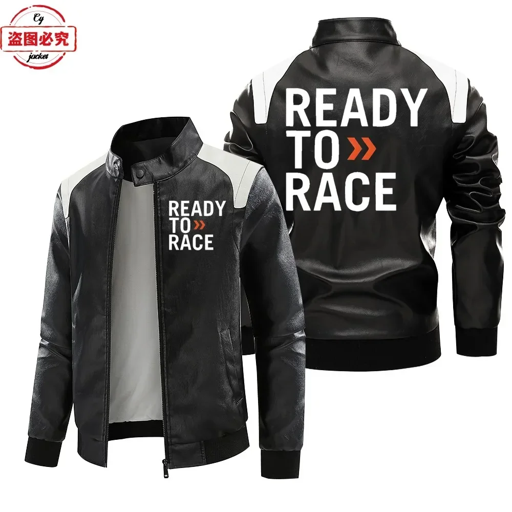 レース準備完了ロゴ入りオフロード耐久レース用フード付きレザー - Leather Work Jacket With Hood のレビューと価格