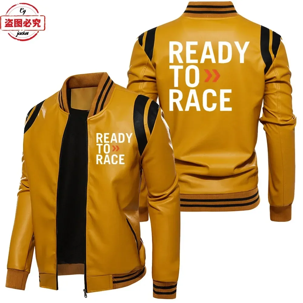 レース準備完了ロゴ入りオフロード耐久レース用フード付きレザー - Leather Work Jacket With Hood のレビューと価格