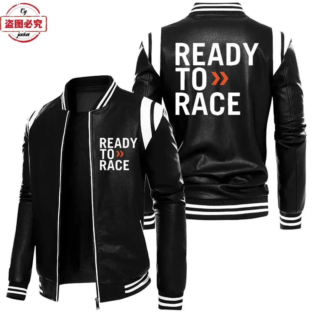 レース準備完了ロゴ入りオフロード耐久レース用フード付きレザー - Leather Work Jacket With Hood のレビューと価格