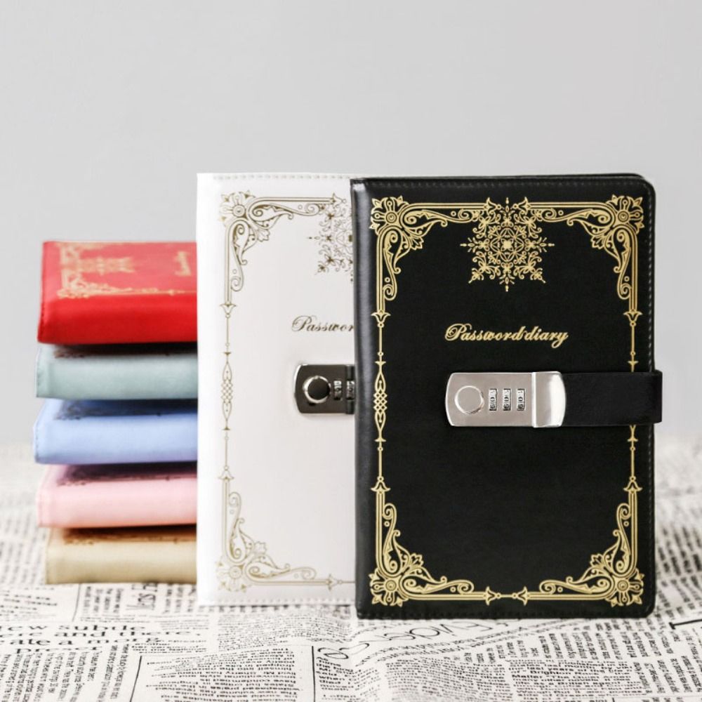 PU レザージャーナルノートブックロック付き A5 100  - Leatherwork Journal のレビューと価格