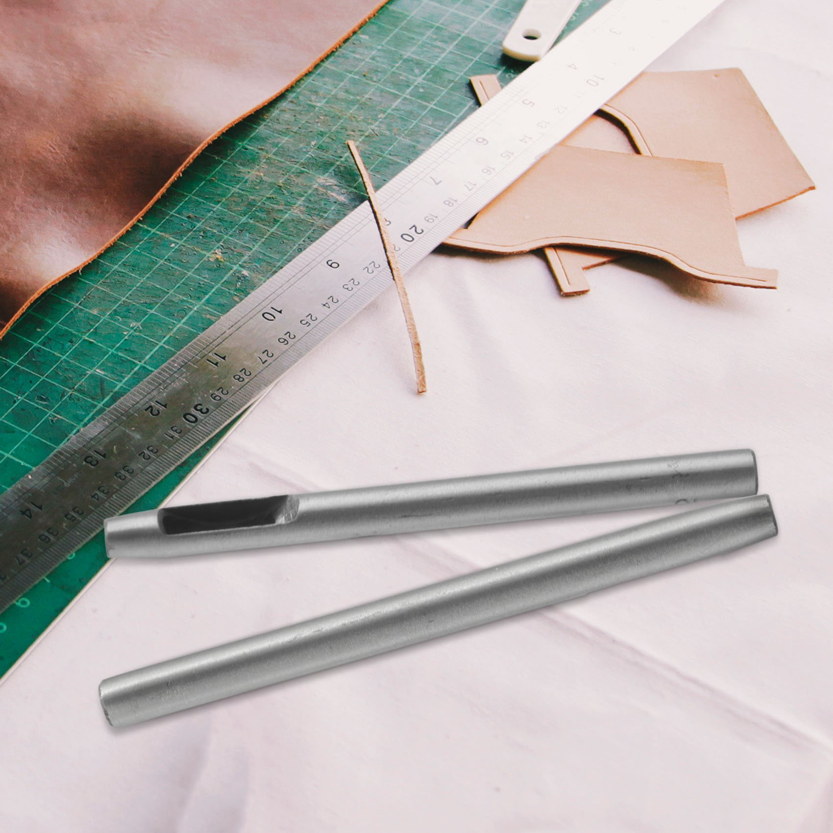 BAAJ-10個入り革穴あけパンチカッター中空パンチセット革 - Leatherwork Hole Punch のレビューと価格