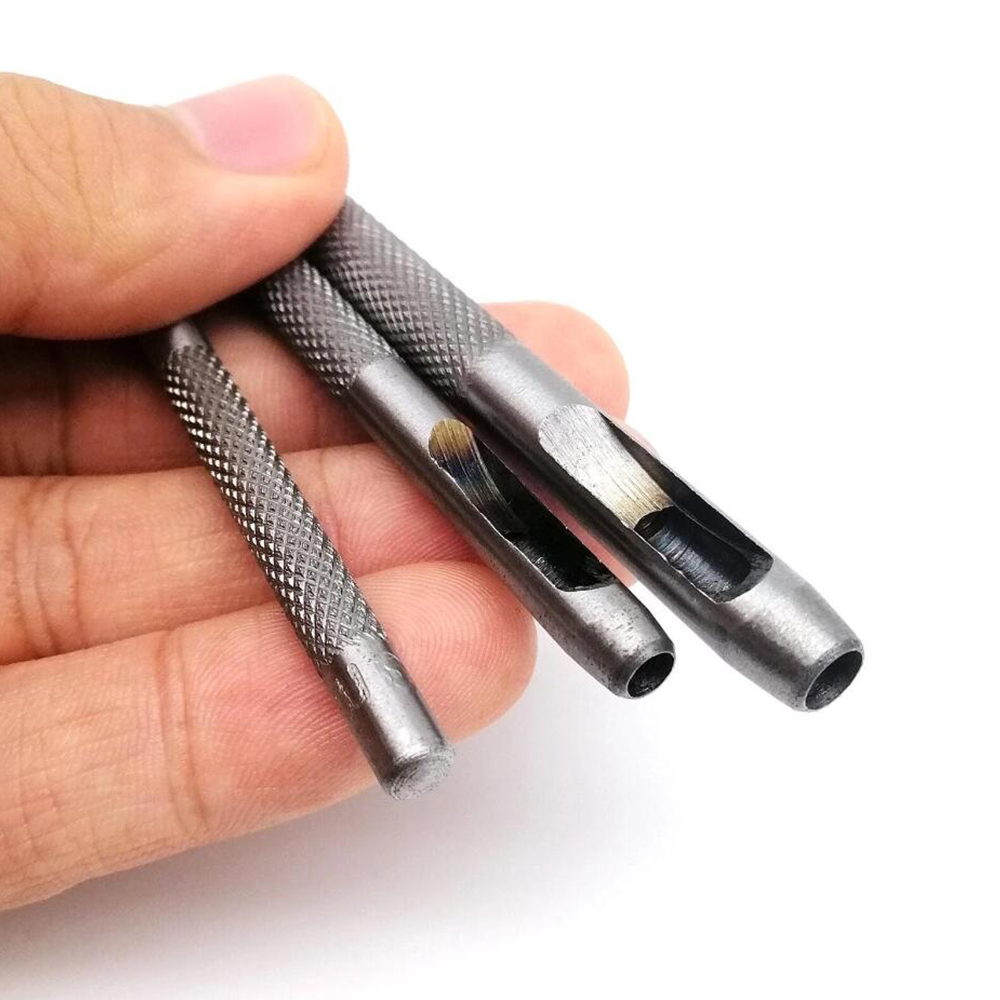 高品質6個セット 1-5mm 中空パンチツール 耐久性のある - Leatherwork Hole Punch のレビューと価格