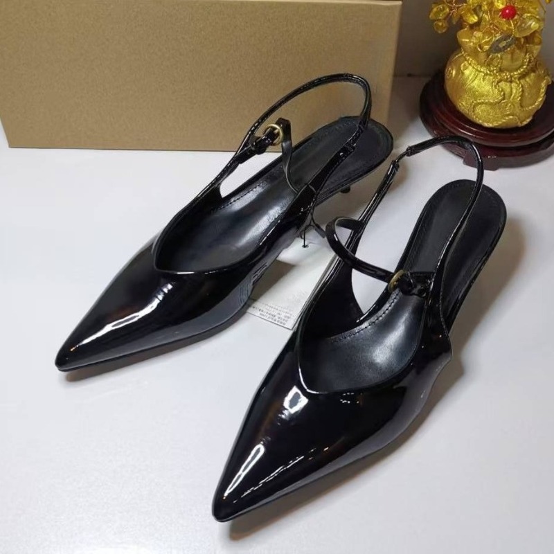 パテントレザー エレガント オフィスワーク レディース パン - Leather Work Women Shoes のレビューと価格