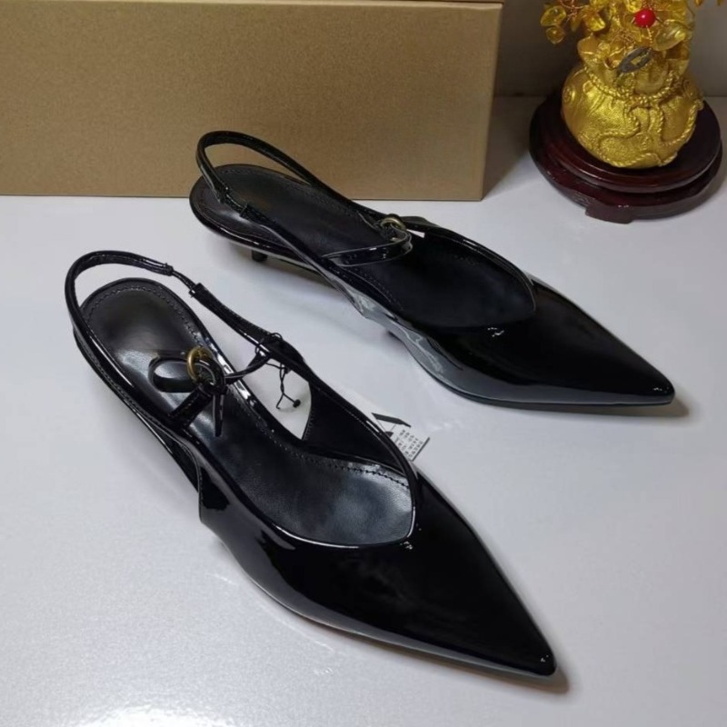 パテントレザー エレガント オフィスワーク レディース パン - Leather Work Women Shoes のレビューと価格