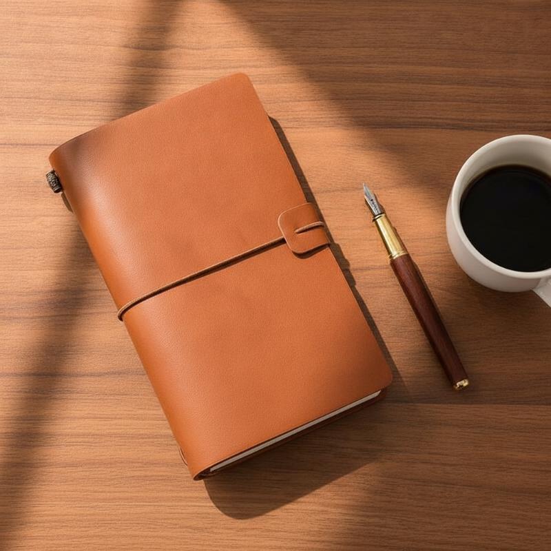 ヴィンテージPUレザー詰め替え可能ノートブック ソフトカバー - Leatherwork Journal のレビューと価格