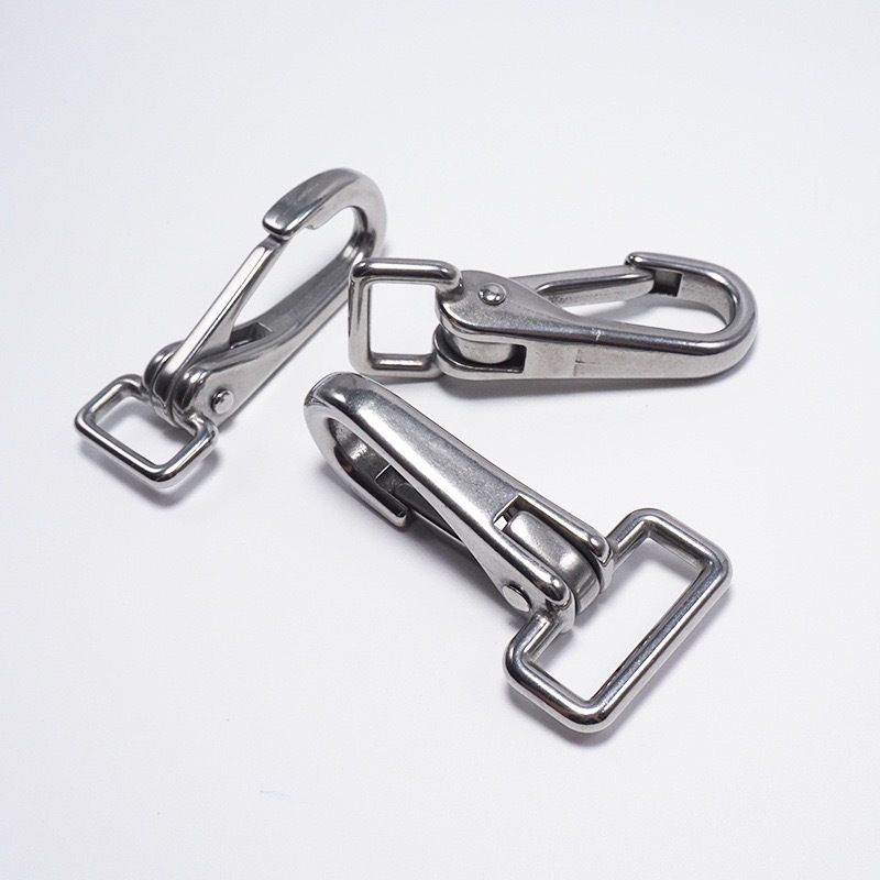 ステンレス製スクエアスイベルスナップフック - ハンドバッグ - Belt Buckle Blank のレビューと価格