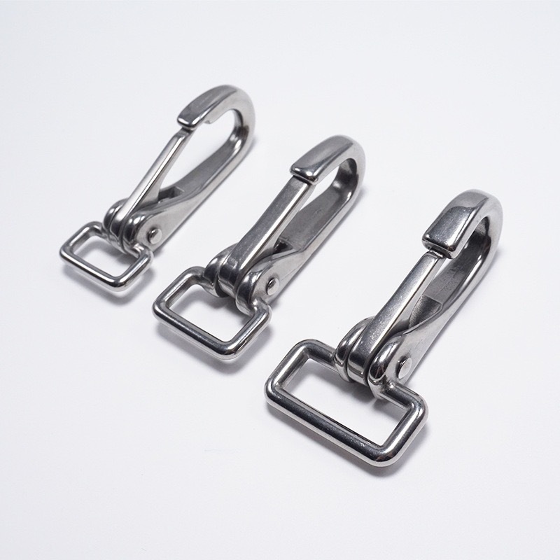 ステンレス製スクエアスイベルスナップフック - ハンドバッグ - Belt Buckle Blank のレビューと価格