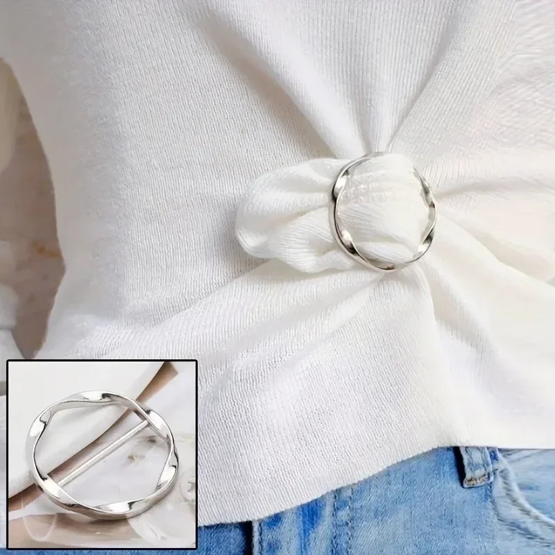 5 個のファッションメタルラウンドサークルクリップバックルシ - Belt Buckle Blank のレビューと価格